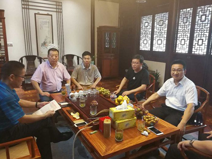 运城市工商联领导一行到我会考察指导交流